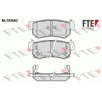 BL1930A2 FTE Комплект гальмівних колодок дисковий гальм