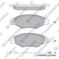 SP1891 Hi-Q Комплект гальмівних колодок дисковий гальм