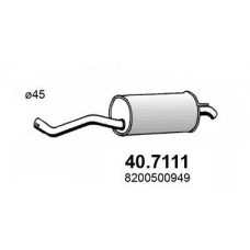 40.7111 ASSO Глушник вихлопних газів кінцевий