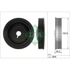 WG1254381 WILMINK GROUP Ремінний шків колінчастий вал