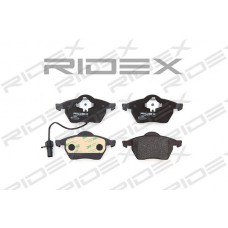 402B0205 RIDEX КомплеК т гальмівних колодок, дискове гальмо