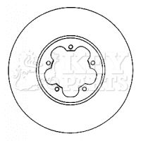 KBD4562 KEY PARTS Гальмівний диск