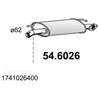 54.6026 ASSO Середній глушник вихлопних газів
