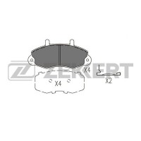 BS-2866 ZEKKERT Комплект гальмівних колодок дисковий гальм