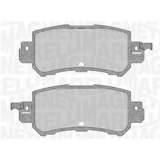 363916060711 MAGNETI MARELLI Комплект гальмівних колодок дисковий гальм