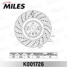K001726 MILES Гальмівний диск