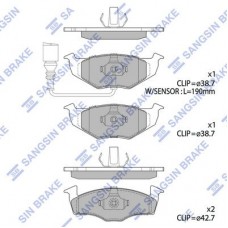 SP1857A Hi-Q Комплект гальмівних колодок дисковий гальм