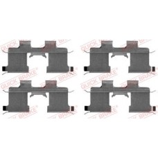 109-1667 QUICK BRAKE Комплектуючі колодки дискового гальма