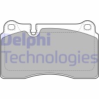 LP2012 DELPHI Комплект гальмівних колодок дисковий гальм