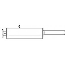 26420 SIGAM Середній глушник вихлопних газів