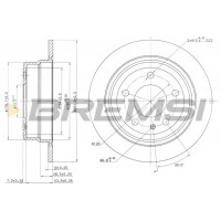 CD6120S BREMSI Гальмівний диск