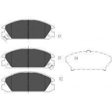 KBP-2020 KAVO PARTS КомплеК т гальмівних колодок, дискове гальмо