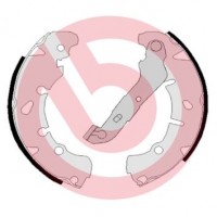 S 24 533 BREMBO Комплект гальмівних колодок