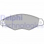 LP1610 DELPHI Комплект гальмівних колодок дисковий гальм