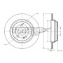 TX 73-43 TOMEX Brakes Гальмівний диск