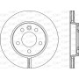 BDA2062.20 OPEN PARTS Гальмівний диск