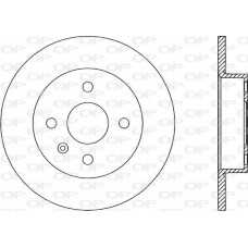 BDR1896.10 OPEN PARTS Гальмівний диск