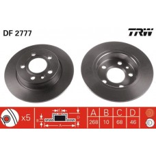 DF2777 TRW Гальмівний диск
