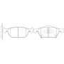 FP8194 FIT Комплект гальмівних колодок дисковий гальм