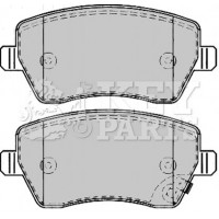KBP2166 KEY PARTS Комплект гальмівних колодок дисковий гальм