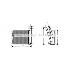 CN6243 AVA QUALITY COOLING Теплообмінник обігрів салону