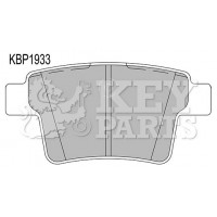 KBP1933 KEY PARTS Комплект гальмівних колодок дисковий гальм
