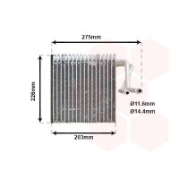4000V287 VAN WEZEL Випарник кондиціонера