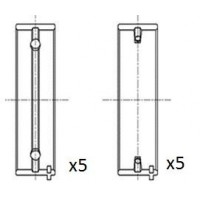 BM1003-050 FAI AutoParts Підшипник колінвала