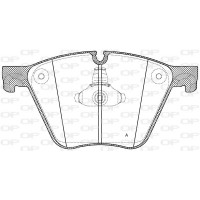 BPA1419.00 OPEN PARTS Комплект гальмівних колодок дисковий гальм