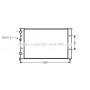 VNA2124 AVA QUALITY COOLING Радіатор охолодження двигуна