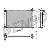 DRM10046 DENSO Радіатор охолодження двигуна