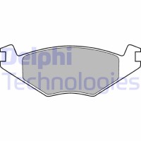 LP760 DELPHI Комплект гальмівних колодок дисковий гальм