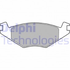 LP505 DELPHI Комплект гальмівних колодок дисковий гальм