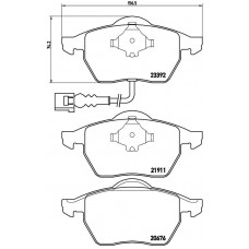 FK20278 KAISHIN Комплект гальмівних колодок дисковий гальм