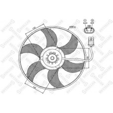 29-99308-SX STELLOX Вентилятор охолодження двигуна