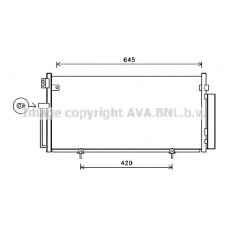 SUA5078D AVA QUALITY COOLING Конденсатор кондиціонера