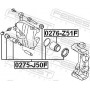 0276Z51F FEBEST Поршень суппорта тормозного переднего