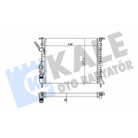 109300 KALE OTO RADYATÖR Радіатор охолодження двигуна