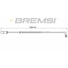 WI0639 BREMSI Сигналізатор зносу гальмівних колодок