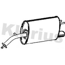 211079 KLARIUS Глушник вихлопних газів кінцевий