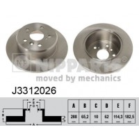 J3312026 NIPPARTS Гальмівний диск