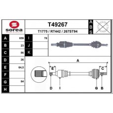 T49267 EAI Привідний вал