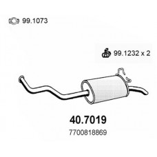 40.7019 ASSO Глушник вихлопних газів кінцевий