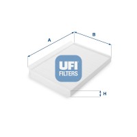 53.152.00 UFI Фільтр повітря у внутрішньому просторі