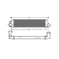 BW4207 AVA QUALITY COOLING Интеркулер