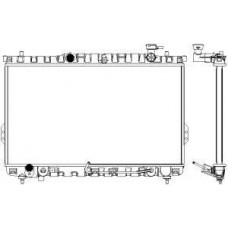 3221-1006 SAKURA Automotive Радіатор охолодження двигуна
