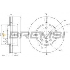 CD8685V BREMSI Гальмівний диск