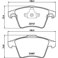 MDB2943 MINTEX КомплеК т гальмівних колодок, дискове гальмо