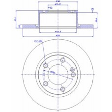 142.146 CAR Гальмівний диск