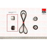 TBK186 FAI AutoParts Комплект ременя ГРМ